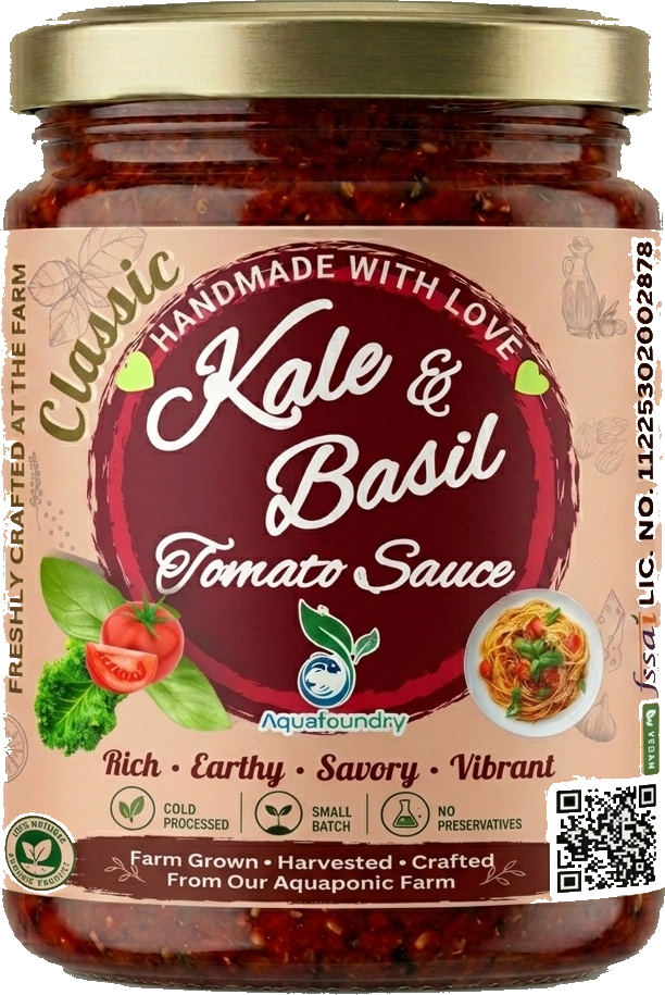 Kale & Basil Pasta Sauce